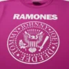 Camiseta Infantil Unissex Roxa Banda Ramones T-shirt Premium spe