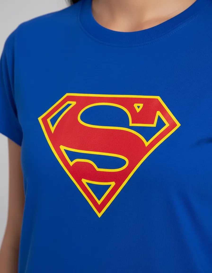 D_NQ_NP_2X_716439-MLB114560171735_072026-F-camiseta-feminina-baby-look-supergirl-carnaval Camiseta Manga Curta Azul Baby Look Supergirl mlr