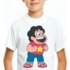 Camiseta Branca Steven Universo ( Infantil ) mlc
