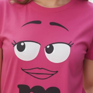 D_NQ_NP_2X_731335-MLA106678261591_022026-F-camiseta-mm-infantil-mod-3 Camiseta Rosa M&m Infantil Mod. 3