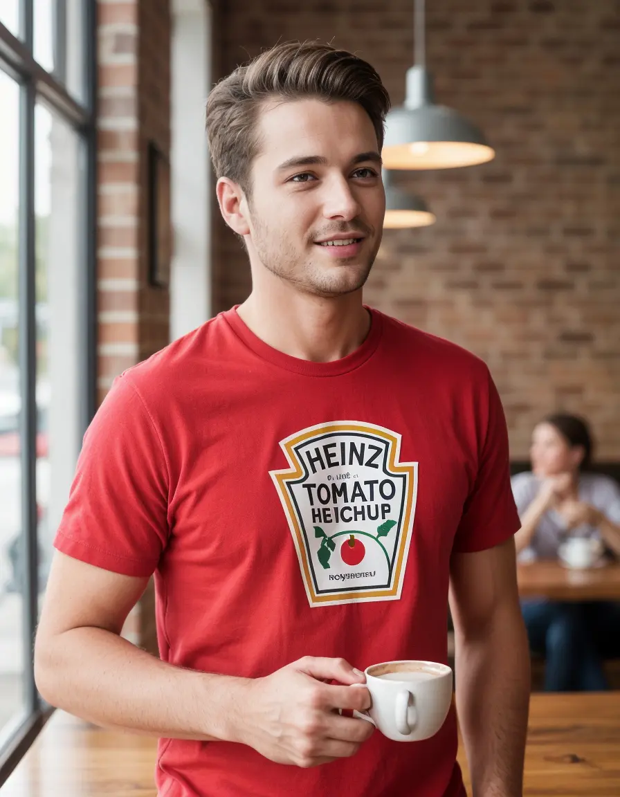 D_NQ_NP_2X_748264-MLB106117643102_022026-F-camiseta-mostarda-katchup-maionese-adulto-masculino Camiseta Vermelha Adulto Unissex Ketchup mlc