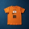 Camiseta Laranja Infantil M&m spe