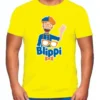 D_NQ_NP_2X_752449-MLB54797991345_042023-F-camiseta-blippi-adulto-tradicional-t-shirt Camiseta Manga Curta Amarela Adulto Unissex Blippi Youtuber T-shirt ML