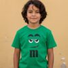 camiseta m&m verde
