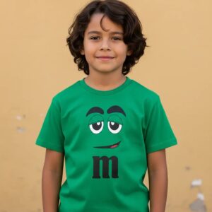 D_NQ_NP_2X_758046-MLB84372971976_052025-F-camiseta-mm-infantil camiseta m&m verde