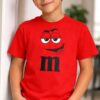 Camiseta Vermelha Infantil M&m mlc