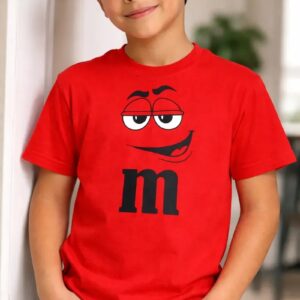 D_NQ_NP_2X_759695-MLB111829652111_052026-F-camiseta-mm-infantil Camiseta Vermelha Infantil M&m mlc