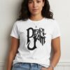 Camiseta Branca Baby Look Feminina Pearl Jam mlc