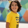Camiseta Amarela Infantil M&m mlc