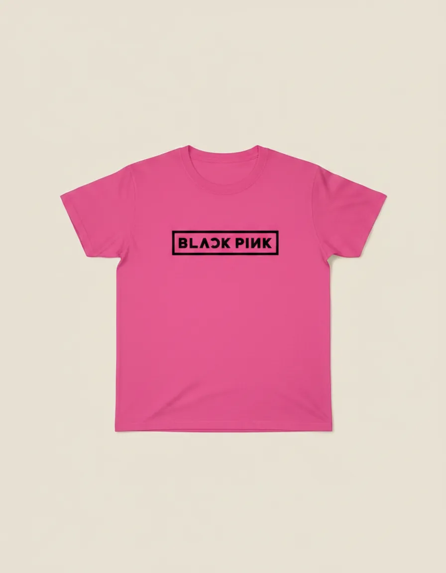 Camiseta Baby Look Feminina Grupo Blackpink mlc