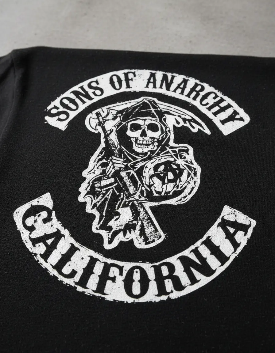 Camiseta Infantil Sons Of Anarchy mlc