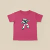 Camiseta Manga Curta Rosa Infantil Buzz Lightyear Toy Story mlc