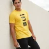 Camiseta Amarela Adulto Masculino M&m Carinha