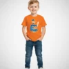 D_NQ_NP_2X_853175-MLB110712730087_042026-F-camiseta-blippi-infantil Camiseta Manga Curta Infantil Unissex Laranja Blippi Youtuber mlc