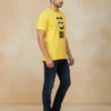 Camiseta Amarela Adulto Masculino M&m Carinha