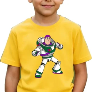 D_NQ_NP_2X_874094-MLB114702647709_072026-F-camiseta-manga-curta-amarela-infantil-buzz-toy-story Camiseta Amarela Infantil Buzz Lightyear Toy Story mlc