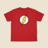 Camiseta Vermelha Adulto Unissex The Flash mlc