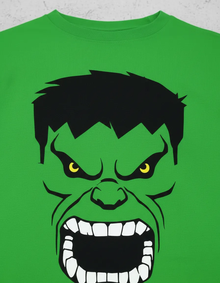 Camiseta Adulto Verde Hulk spe