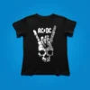 Camiseta Preta Baby Look Ac/Dc Highway To Hell spe