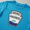 Camiseta Azul-turquesa Maionese Infantil mlr