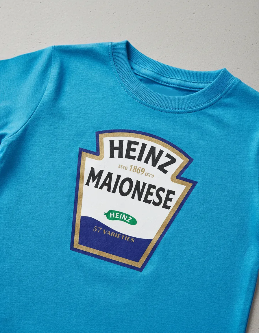Camiseta Azul-turquesa Maionese Infantil mlr