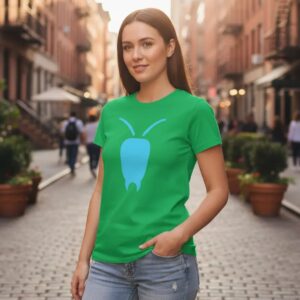 Camiseta Verde Aventureiros Adulto Baby Look mlc