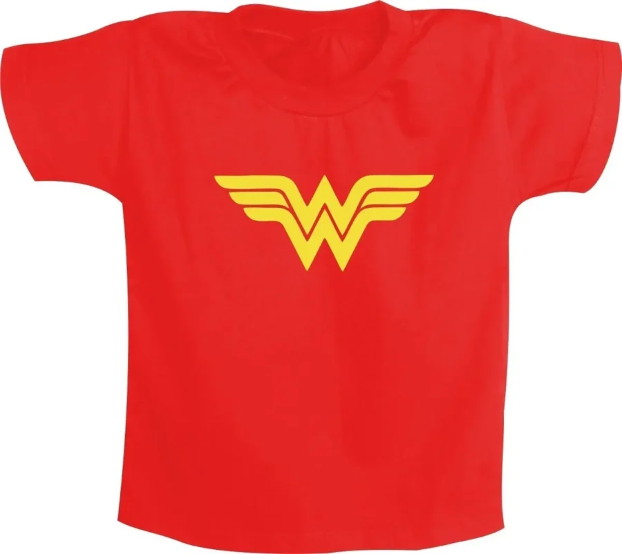 Camiseta Infantil Unissex Mulher Maravilha spe