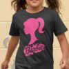 Camiseta Preta Manga Curta Infantil Barbie mlc