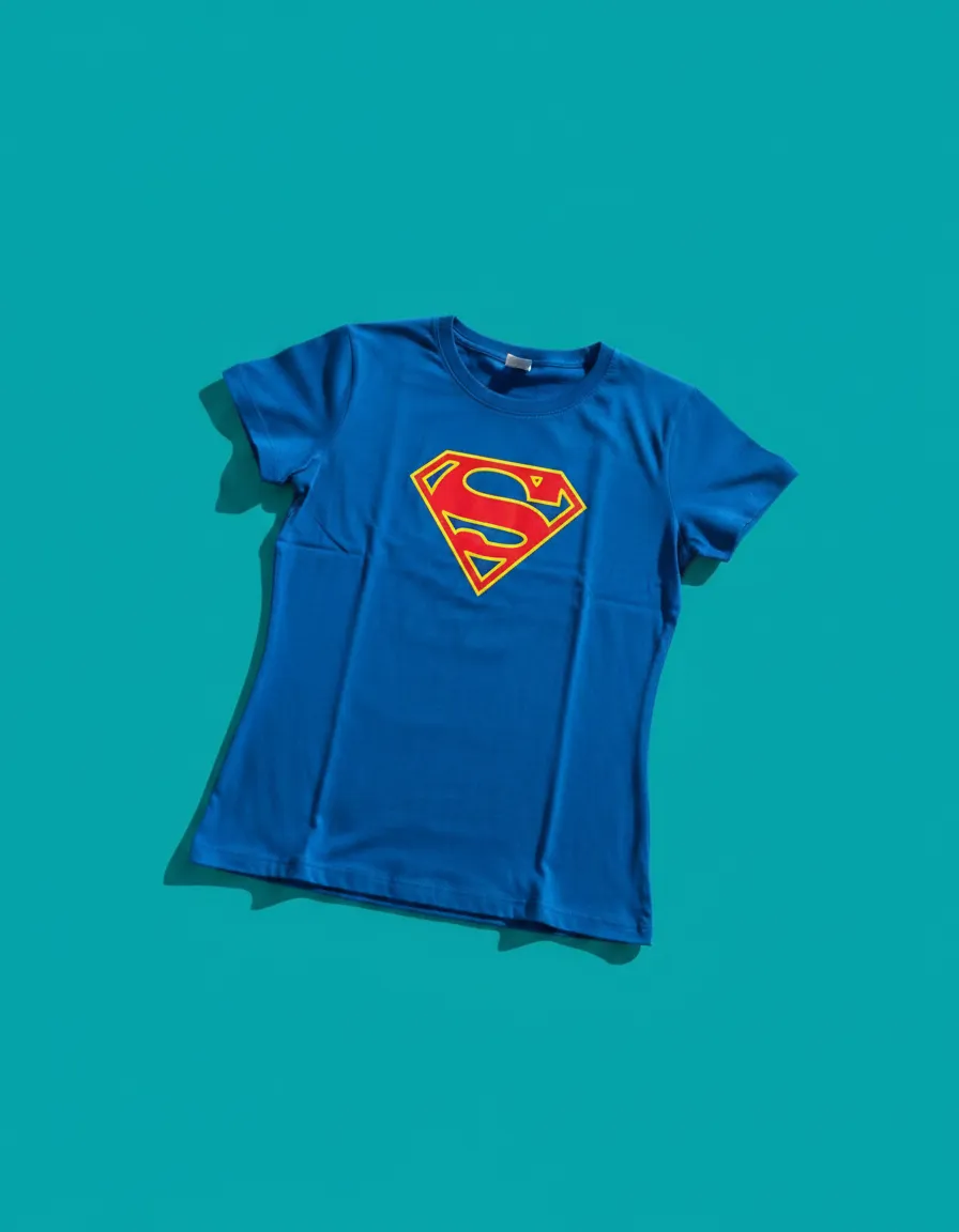 D_NQ_NP_2X_958546-MLB113315602930_072026-F-camiseta-feminina-baby-look-supergirl-carnaval Camiseta Manga Curta Azul Baby Look Supergirl mlr