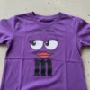 Camiseta Roxa Infantil Unissex m&m mod 3 mlc