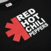 Camiseta Manga Curta Baby Look Preta Feminina Red Hot Chilli Peppers Silk Screen Manual Premium spe