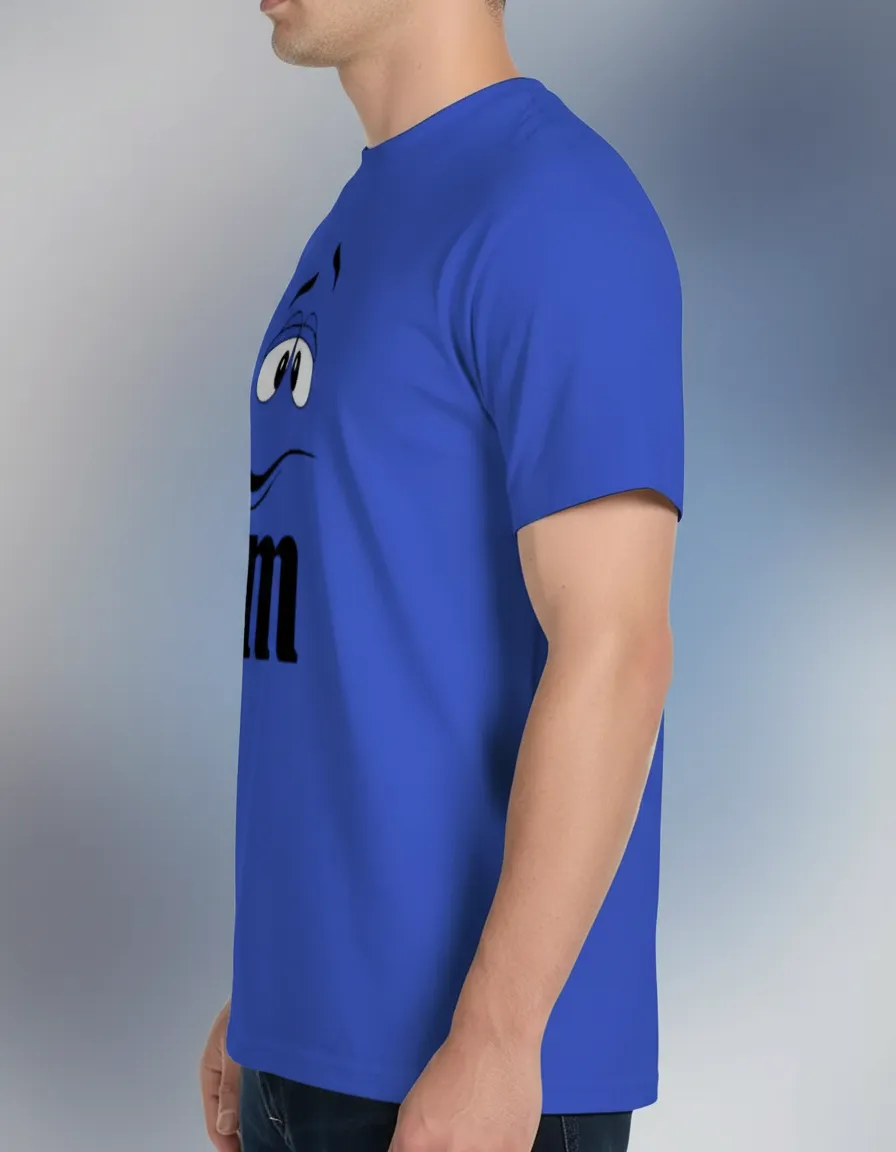 D_NQ_NP_2X_966718-MLB114303156814_082026-F-camiseta-adulto-masculino-mm-carinha Camiseta Azul Adulto Masculino M&m Carinha mlr