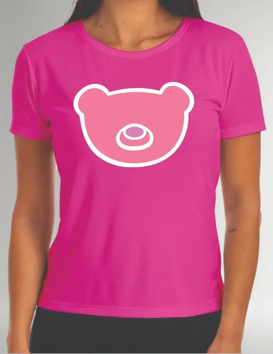 Camiseta Aventureiros Feminina Adulto Baby Look Rosa mlc