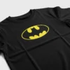 Camiseta Manga Longa Preta Infantil Batman mlc