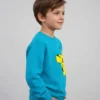 Moletom Flanelado Infantil Blue Com Estampa Do Pikachu mlc