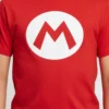 Camiseta Vermelha Infantil Mário Bros mlc