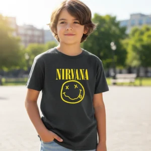D_NQ_NP_2X_988950-MLB110392333527_042026-F-camiseta-infantil-nirvana Camiseta Preta Infantil Banda Nirvana mlc