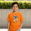Camiseta Manga Curta Laranja Infantil Buzz Toy Story mlr