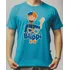 Camiseta Manga Curta Infantil Azul-turquesa Blippi Youtuber mlc
