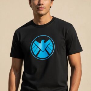 a Camiseta Adulto Agentes Shield Silk Screen Manual Hq Premium mlc