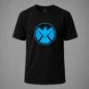 Camiseta Adulto Agentes Shield Silk Screen Manual Hq Premium mlc