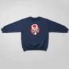 Moletom Toad Mario Bros Algodão Flanelado Infantil ( Azul )