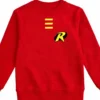 Camiseta Vermelha Manga Longa Infantil Robin mlc