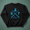 Moletom Harry Potter Logo Azul Infantil ( Preto )