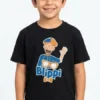Camiseta Preta Infantil Blippi Youtuber spe