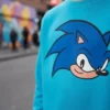 Moletom Flanelado Azul-turquesa Infantil Sonic Premium