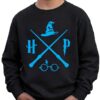 Moletom Harry Potter Logo Azul Infantil ( Preto )