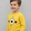 Moletom Infantil Unissex Minions Algodão Silk Screen Manual mlc
