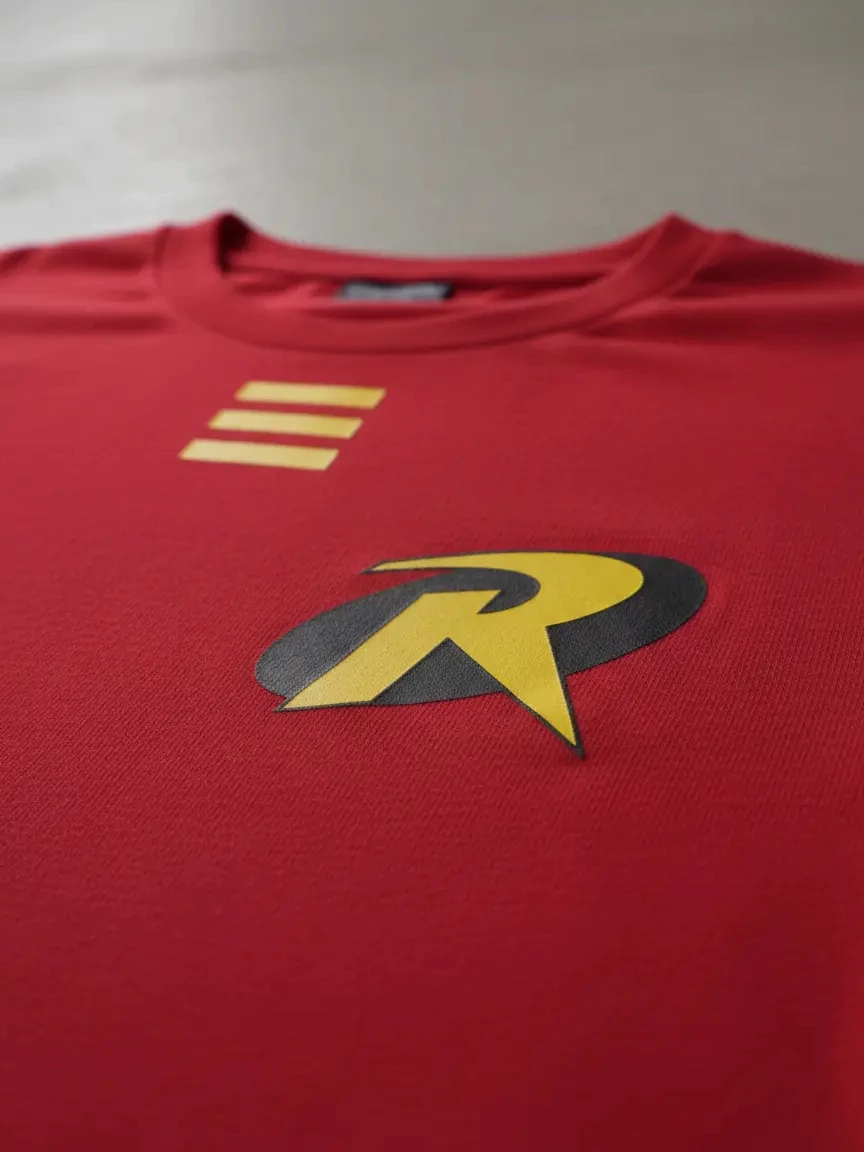 br-11134207-820lr-mol37dn010cm3e Camiseta Vermelha Adulto Baby Look Robin Herói spe