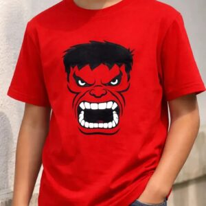 br-11134207-820ly-mp1zwx2e6u4mfc Camiseta Adullto Unissex Hulk Vermelho spe